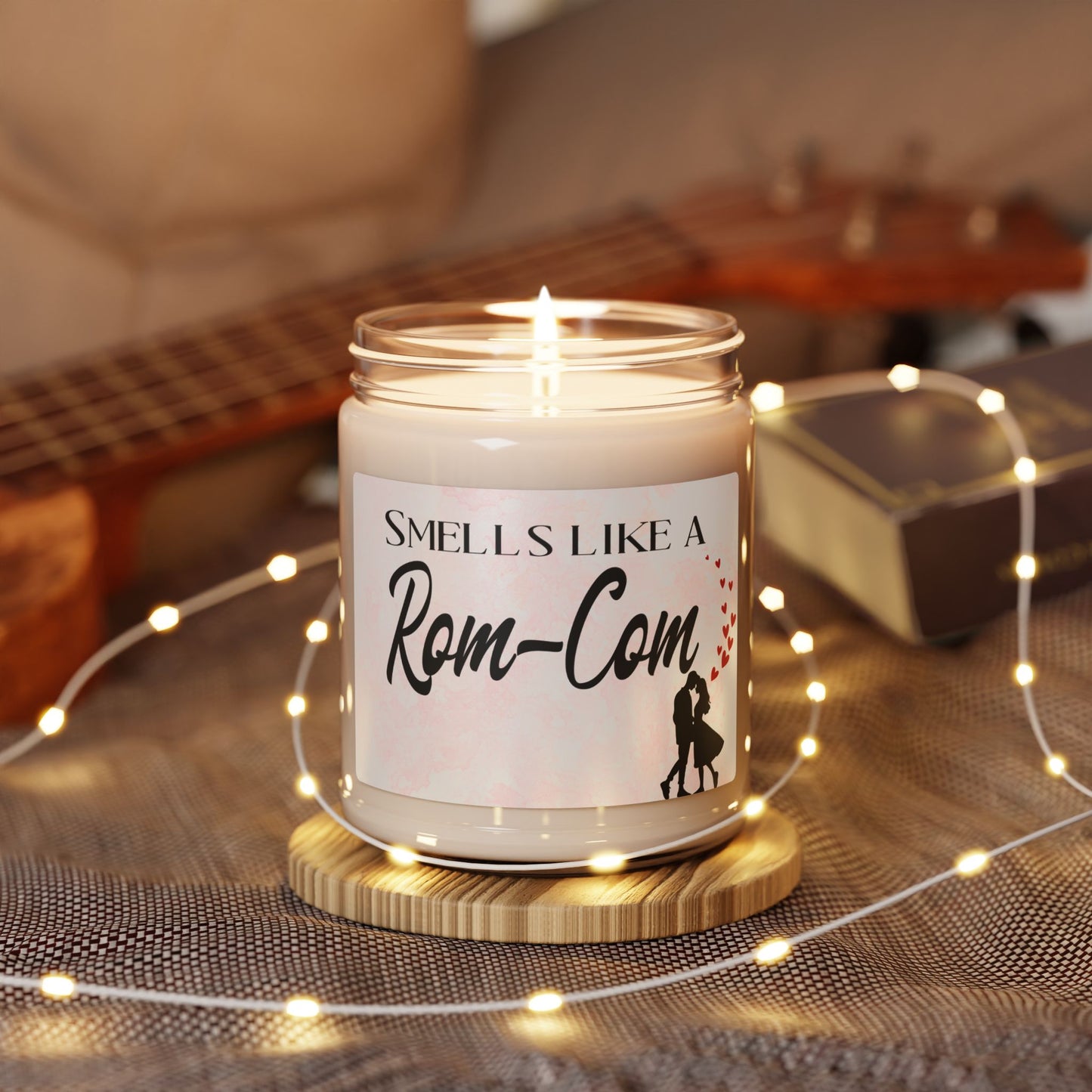 Smells Like a Rom-Com Cinnamon Vanilla Scented Soy Candle