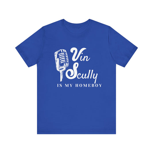 Vin Scully is My Homeboy | Los Angeles Dodgers Unisex Baseball Fan Shirt