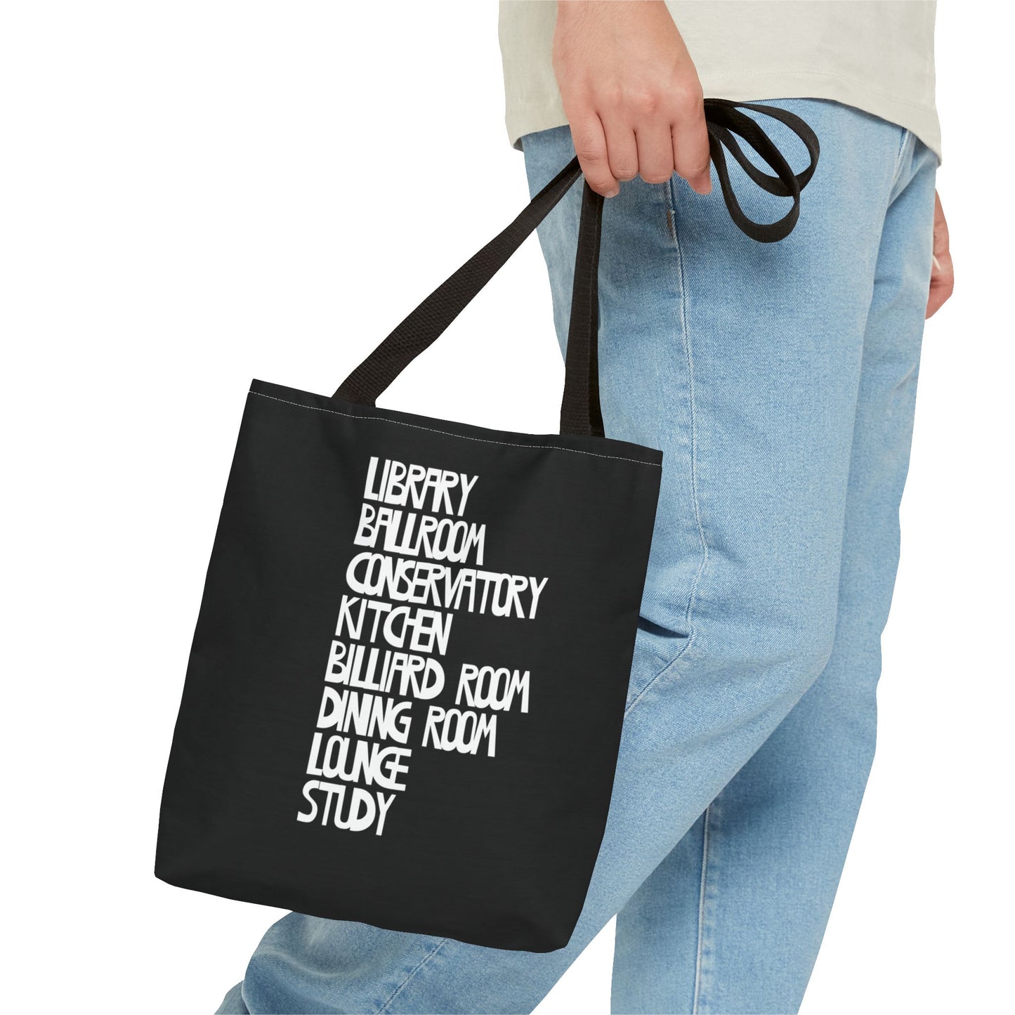 Clue Inspired Location and Character Tote Bag