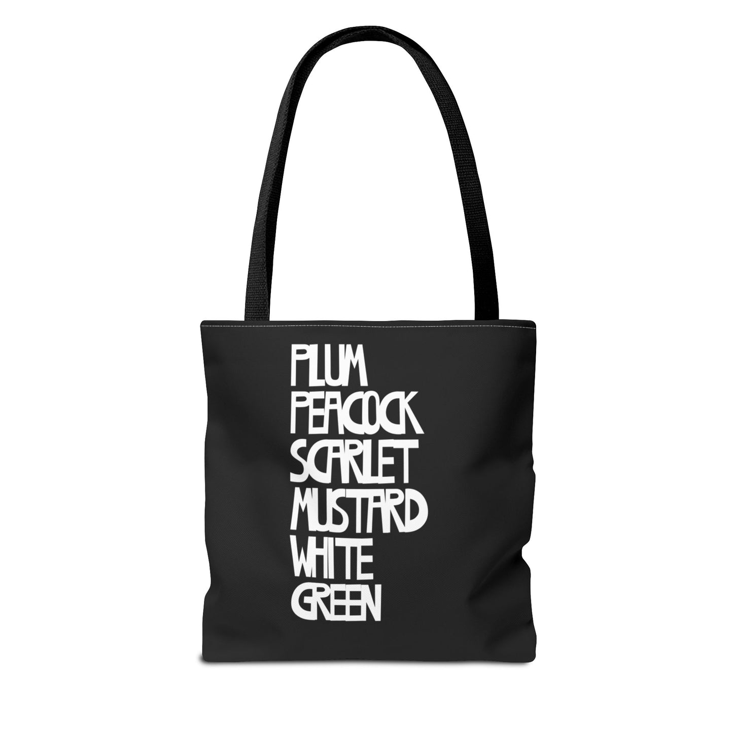 Clue Inspired Location and Character Tote Bag