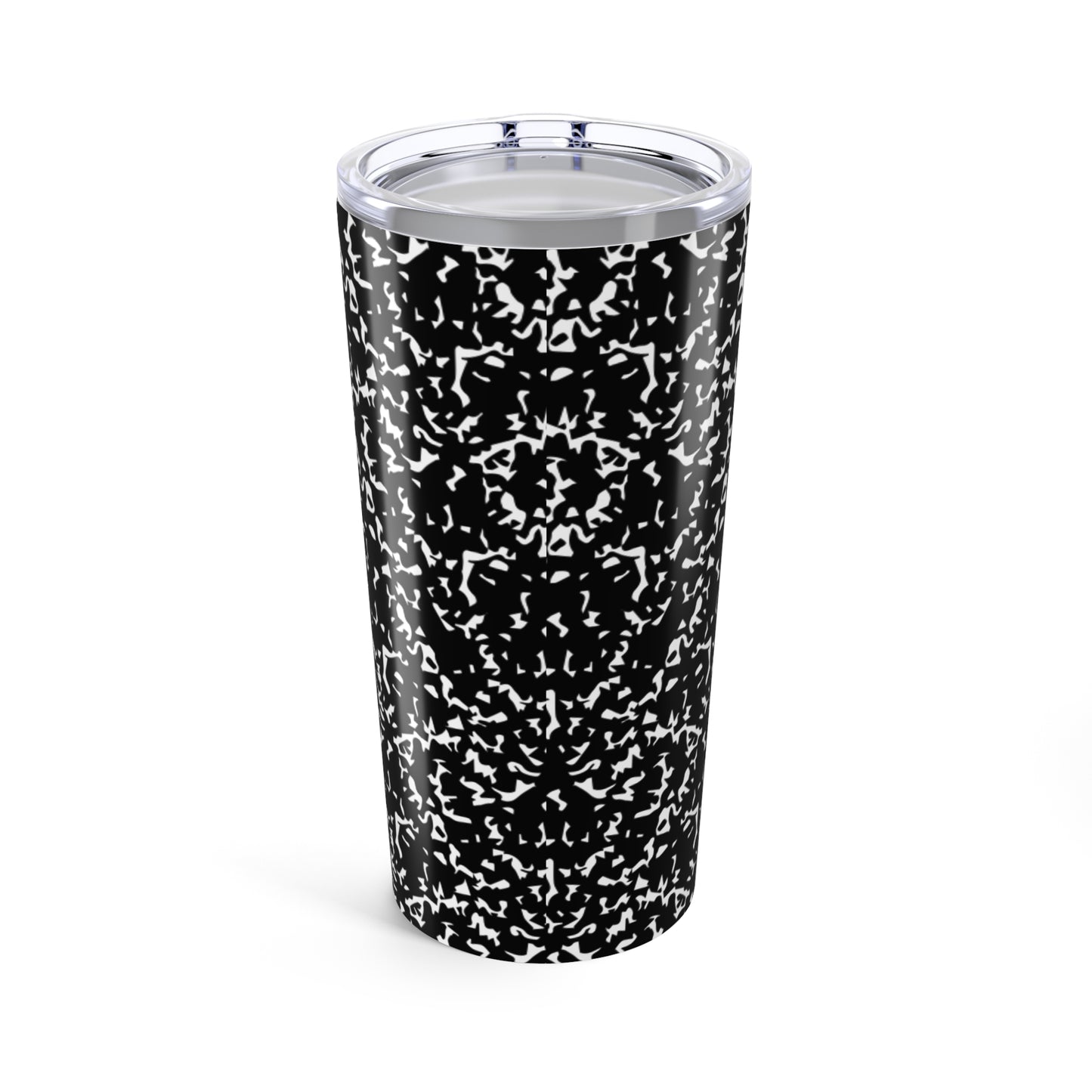 Composition Book Style Coffee Tea Tumbler (Customize and Personalizable)