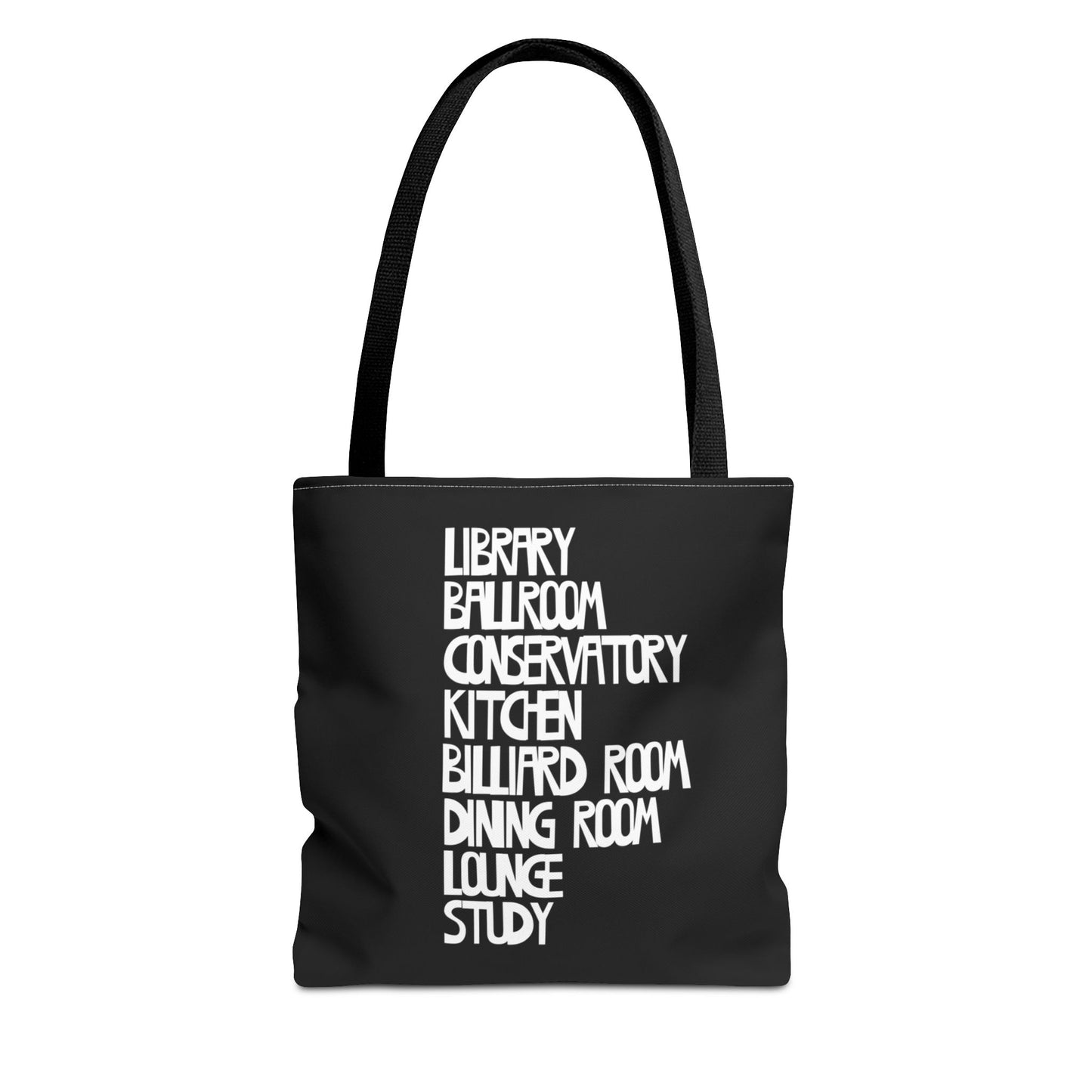 Clue Inspired Location and Character Tote Bag