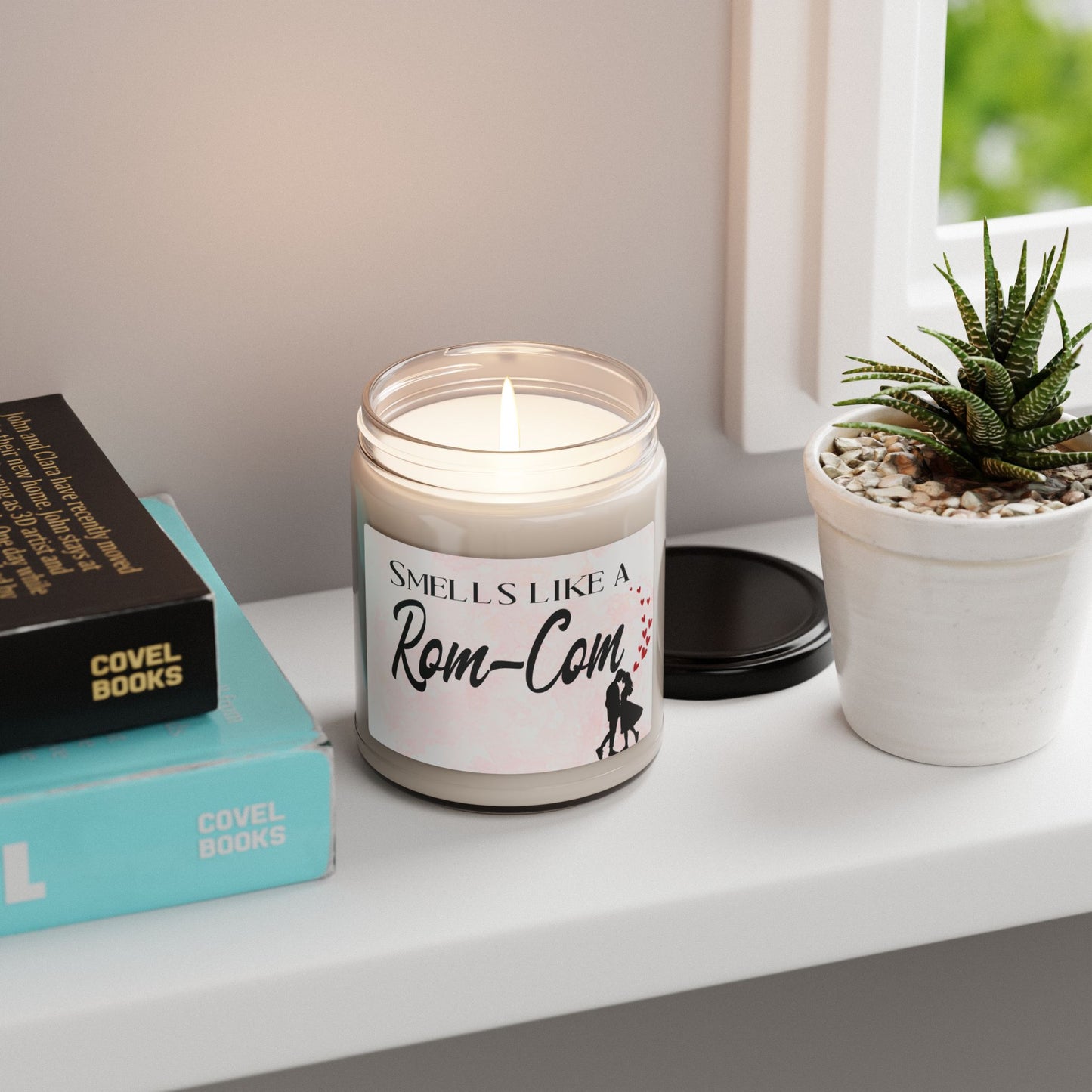 Smells Like a Rom-Com Cinnamon Vanilla Scented Soy Candle