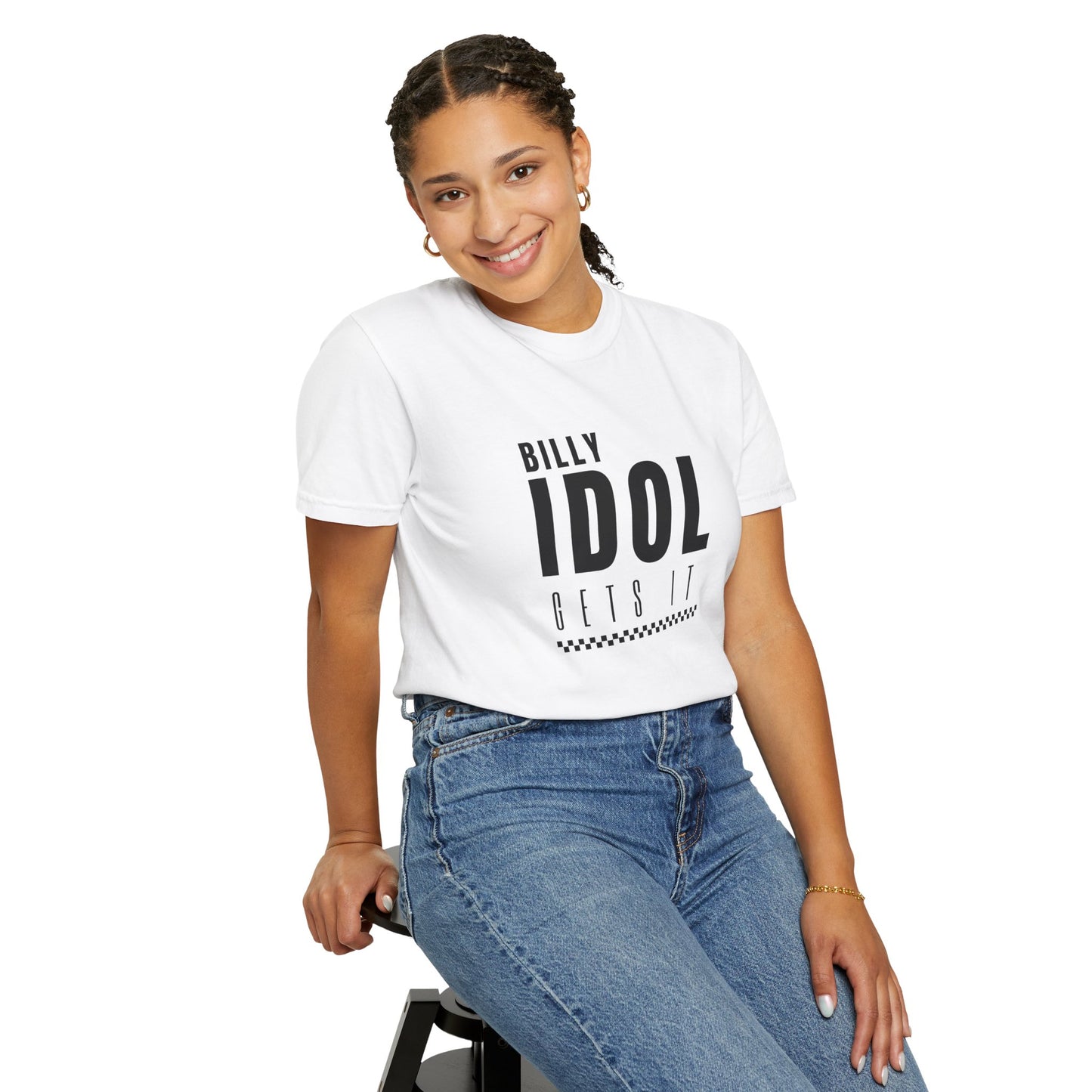 Billy Idol 'Gets It' Shirt (Wedding Singer Quote)