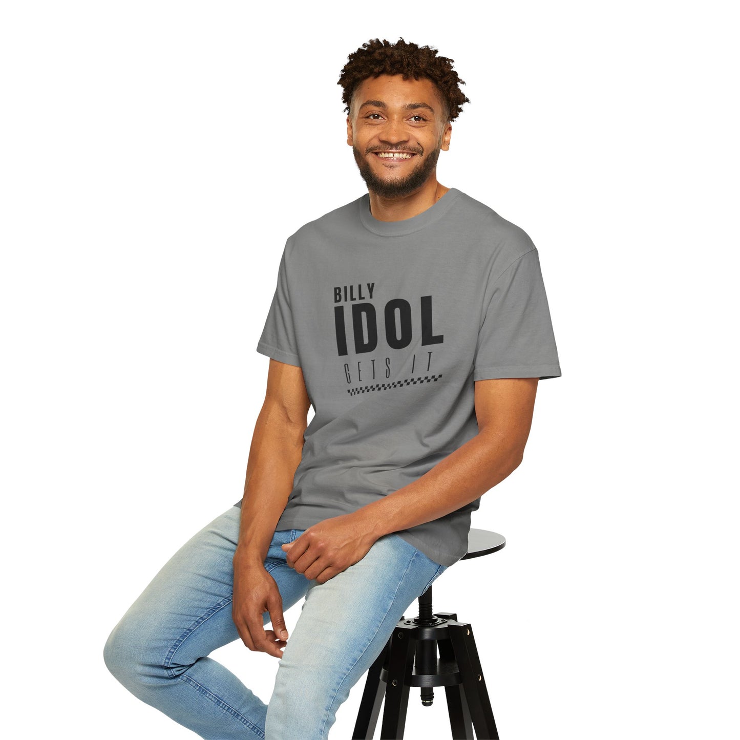Billy Idol 'Gets It' Shirt (Wedding Singer Quote)