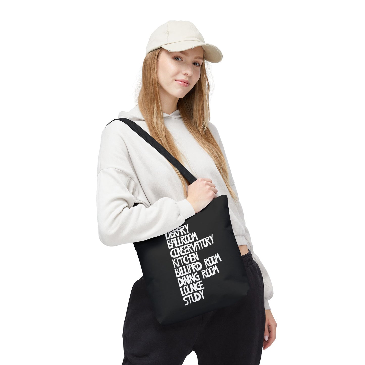 Clue Inspired Location and Character Tote Bag