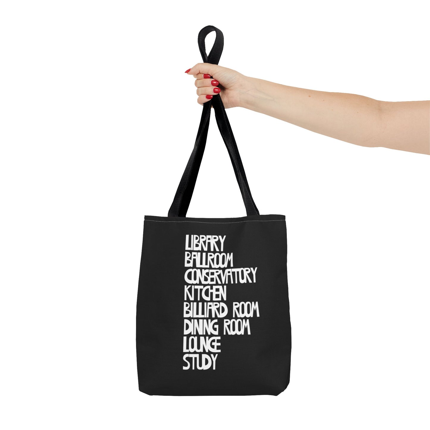 Clue Inspired Location and Character Tote Bag