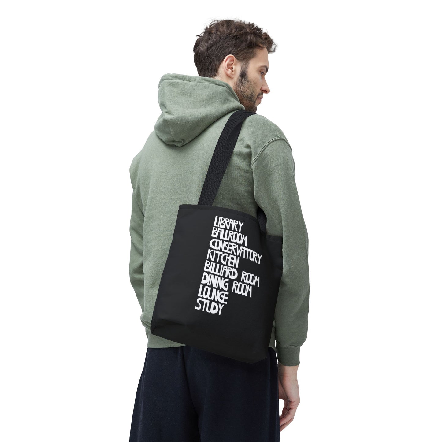 Clue Inspired Location and Character Tote Bag