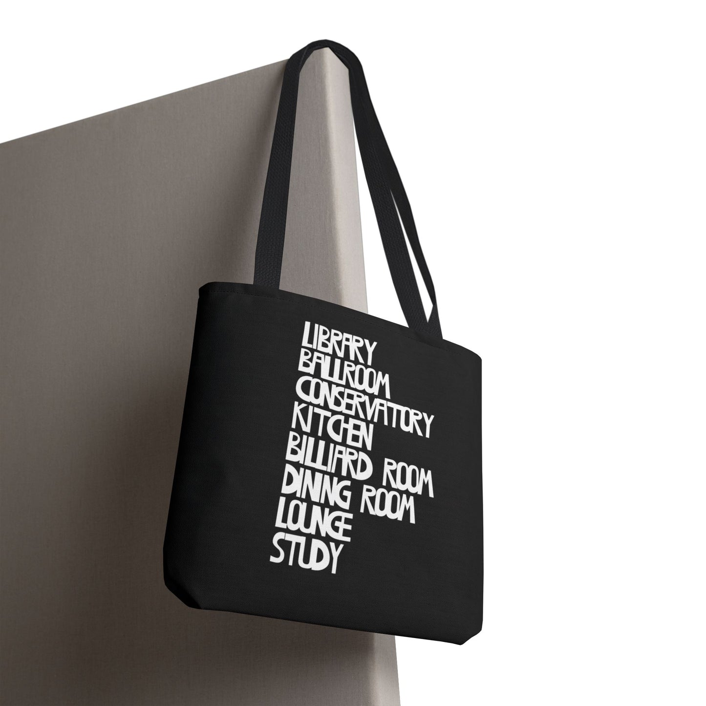 Clue Inspired Location and Character Tote Bag