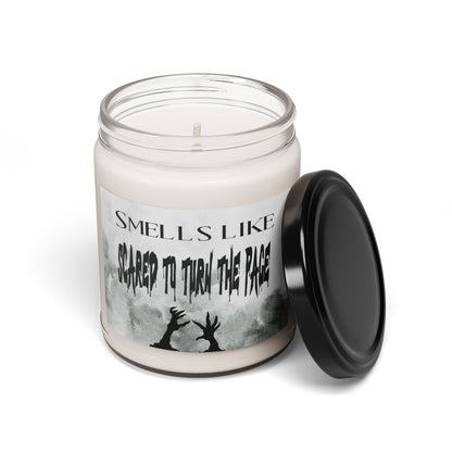 Smells Like Scared to Turn the Page Coconut and Cardamom Scented Soy Candle
